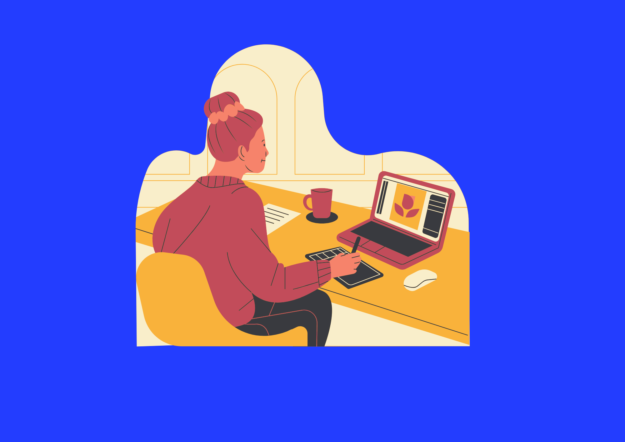 UI/UX design of portfolio